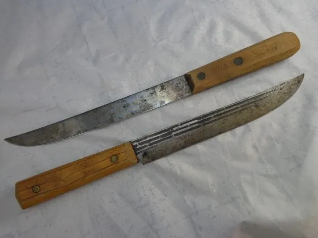 Butcher Dexter Knife 8" Blade High Carbon Model #1378, & Unknown Vintage