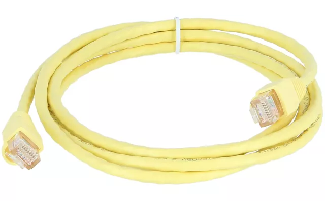 CISCO - CAB-ETH-S-RJ45= - Yellow Cable for Ethernet, Straight-through, RJ-45, 6