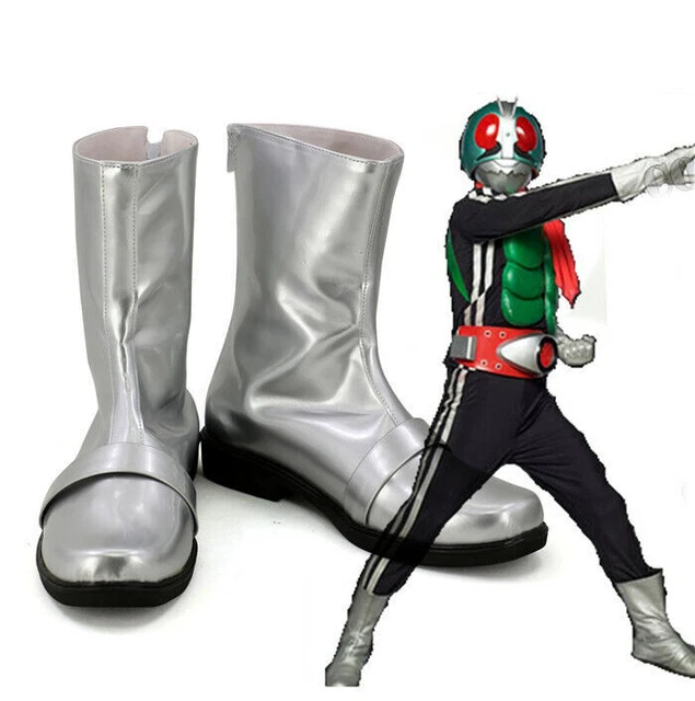 Masked Rider 1 Cosplay Costumes Costume Shoes Shoes Silver Silver New New