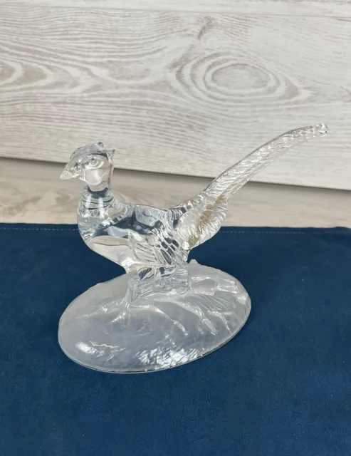 🦅 Figurines animaux en CRISTAL d'ARQUES Faisant Oiseau En Verre Décoration