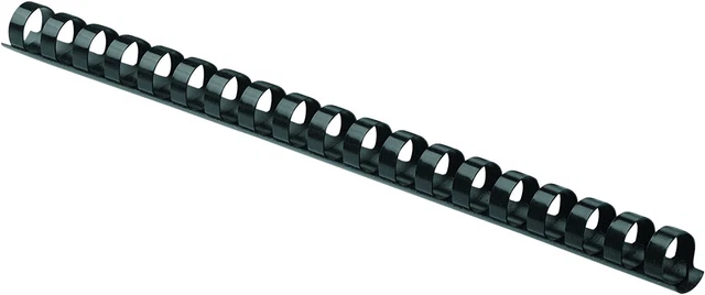 Fellowes 52326 Plastic Binding Combs - round Back, 1/2 Inches, 90 Sheets, Black