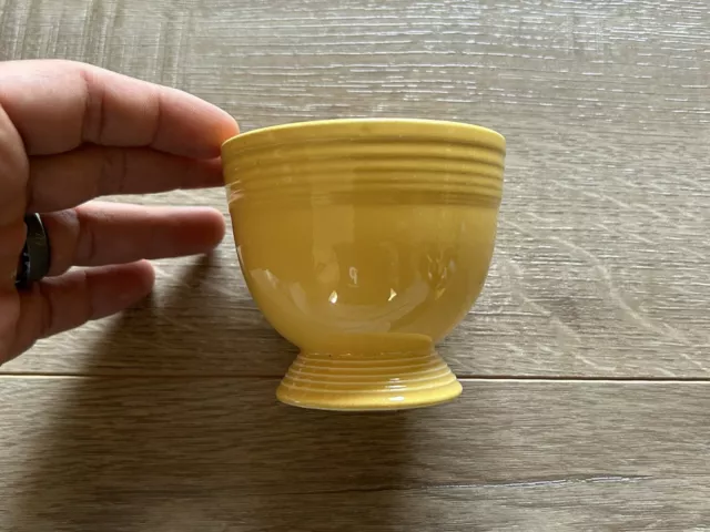 Vintage Fiesta Homer Laughlin HLC Yellow Egg Cup USA