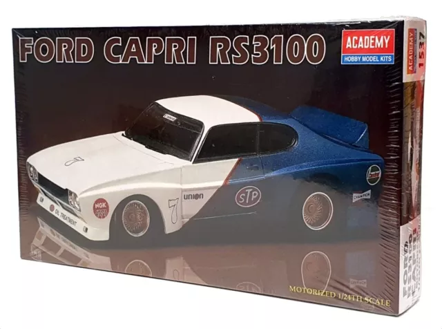 Academy Minicraft 1/24 Scale Kit 1537 - Ford Capri RS3100 Motorized - SEALED 2