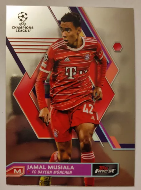 Jamal Musiala  - Bayern Munchen - TOPPS UCC Finest 2022/2023 2022-23