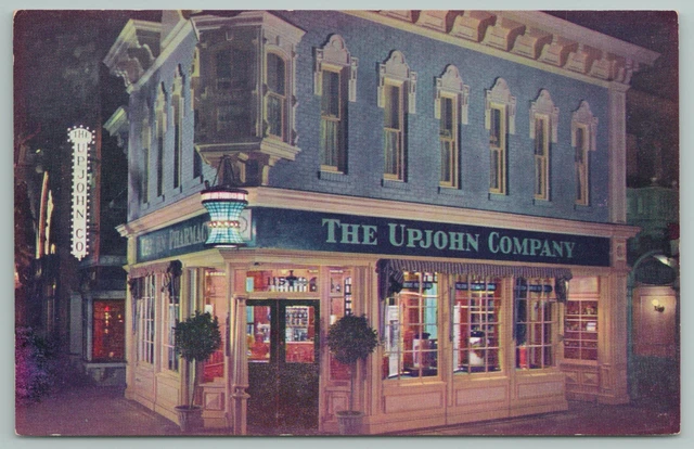Disneyland California~Upjohn Company's Old Drugstore~Vintage Postcard