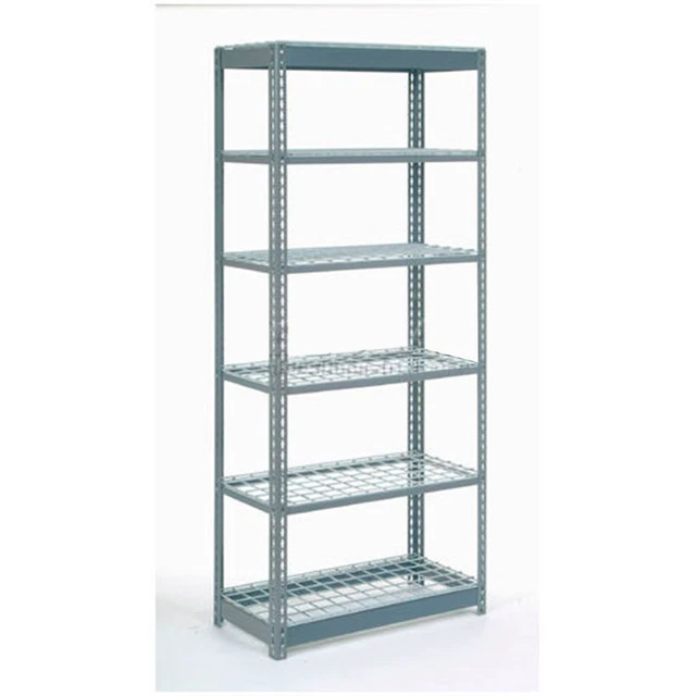 Boltless Heavy Duty Shelving 36"W x 18"D x 60"H, 6 Shelves, Wire Deck