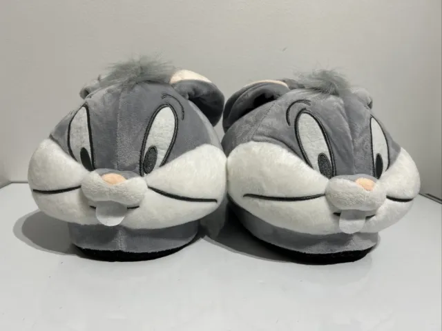 Warner Bros Movie World - Size Large Unisex Bugs Bunny Slippers - BNWT