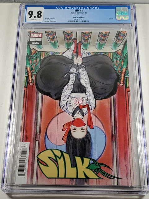Silk #1 Cgc 9.8 White Pages Wooh Variant Cover Hot Key NM/MT Legacy #27 Grail