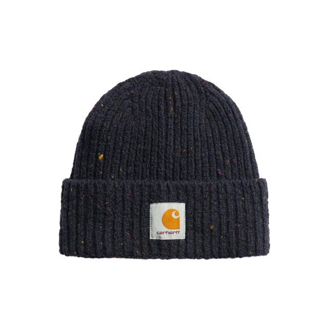 Carhartt WIP Anglistic Beanie - Speckled Dark Navy Heather