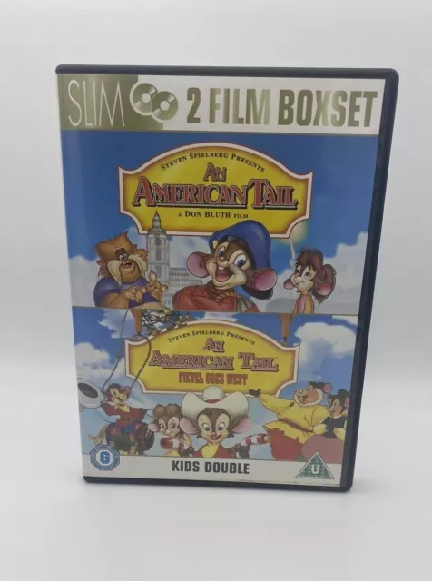 Spielberg Presents An American Tail/ Fievel Goes West - 2 Film Box set 90s 2006