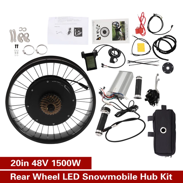 SanBouSi Kit de conversion pour vélo Fat Bike - Moteur de roue arrière