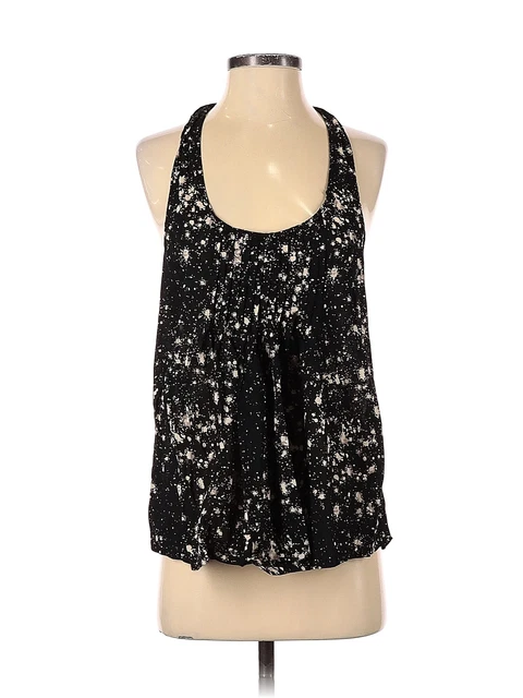 Hurley Women Black Sleeveless Blouse XS