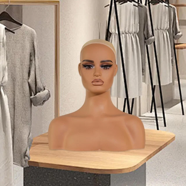 Mannequinkopf Aus Weichem Silikon – Für Friseure, Make-up-Übung, Massage-Training & Perücken-Display