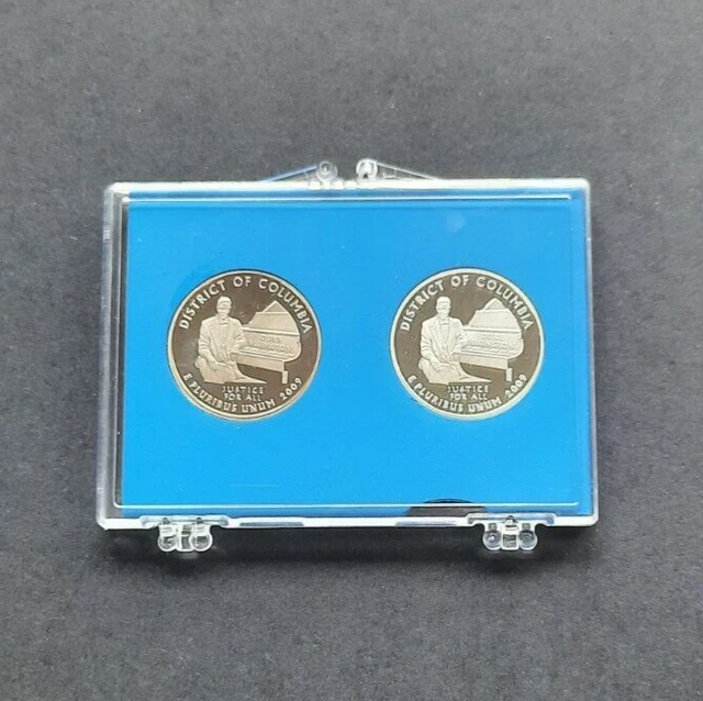 2009 S Territorial Silver & Proof  Quarter Set (Washington DC)
