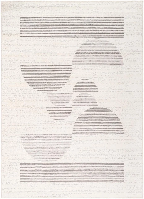 Surya Modern Pisa Polypropylene 6'7" x 9' Area Rugs In Light Grey PSS2319-679