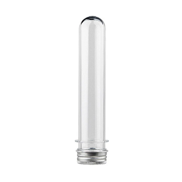 40ml Plastic Storage Tubes Lab Test Tube with Screw Lid Travel Lotion ContainCA