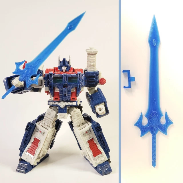 ULTRA MAGNUS SWORD Silver Upgrade Transformers Kingdom Earthrise Siege
