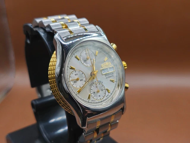 ROAMER SEAROCK Chronograph Valjoux 7750 Vintage anni 90 Ref