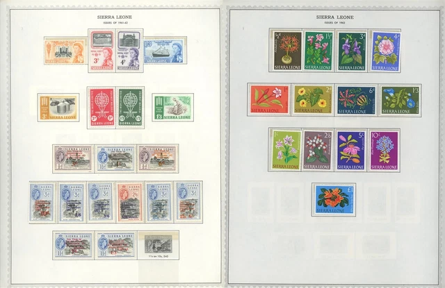 SIERRA LEONE Album Page Lot #133 - SEE SCAN - $$$