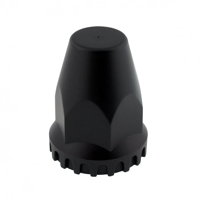 Black 33Mm X 2 3/4" Thread-On Nut Cover With Flange