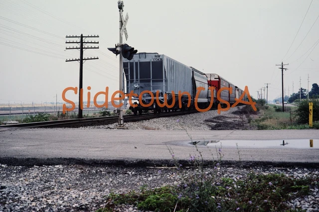 Vtg 1980's Original Photo Train Slide 1808 Engine Norfolk & Western NW X2N181