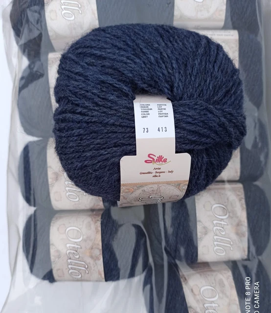 Lot De 10 Pelotes De Laine Alpaga - Vert Foncé - Fabriqué En Italie - Pour Tricot Ou Crochet