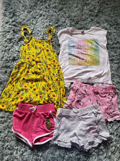 Girls Summer Bundle Of Clothes Age 5-6years