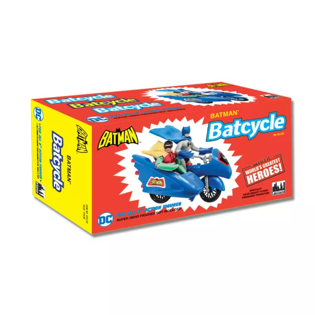 DC Comics Retro Batman Batcycle Playset: Blue by FTC