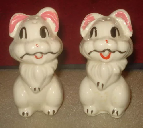 Vintage Walt Disney Salt & Pepper Shakers  Thumper ?