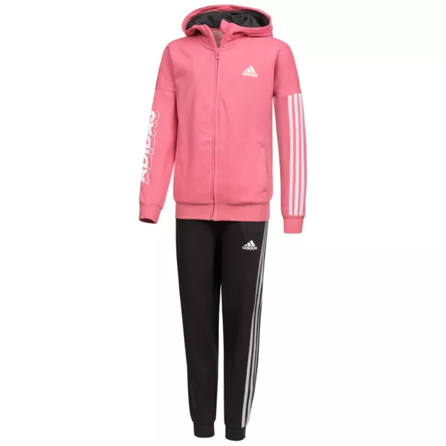 Adidas Grafico Bambini Ragazzi Ragazze Tuta da Jogging H51022 Nuovo Multicolore