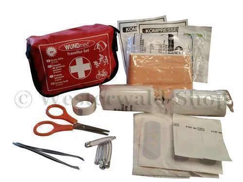 Erste Hilfe Set Kit Tasche Notfallmedizin Notfalltasche Reise Set Wundmed 32tlg