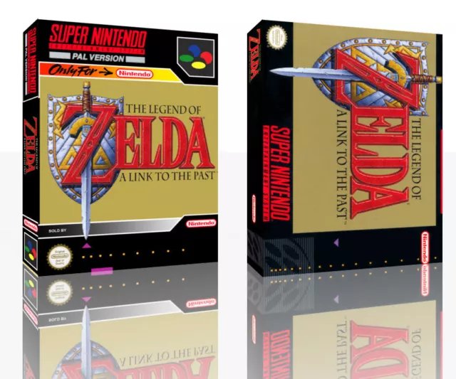 - Legend of Zelda Link To The Past SNES Replacement Game Case Box + Cover Only