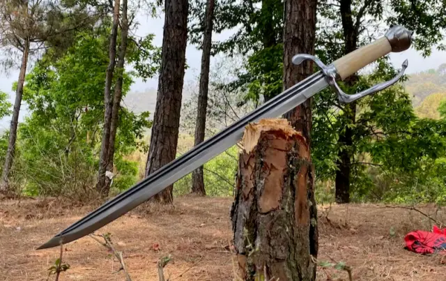 Handmade Carbon Steel Falchion Sword