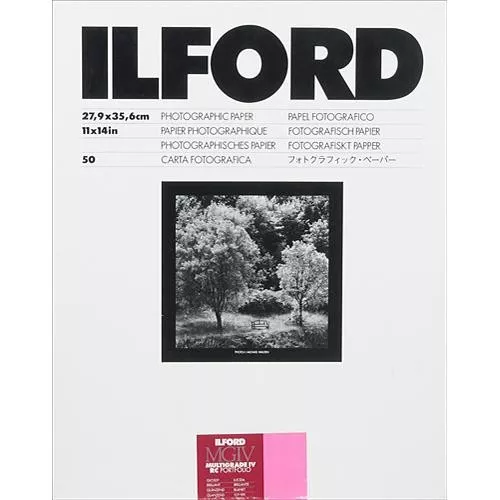 Ilford Multigrade IV RC Portfolio B&W Paper 11x14" Glossy 50 Sheets (1865756)