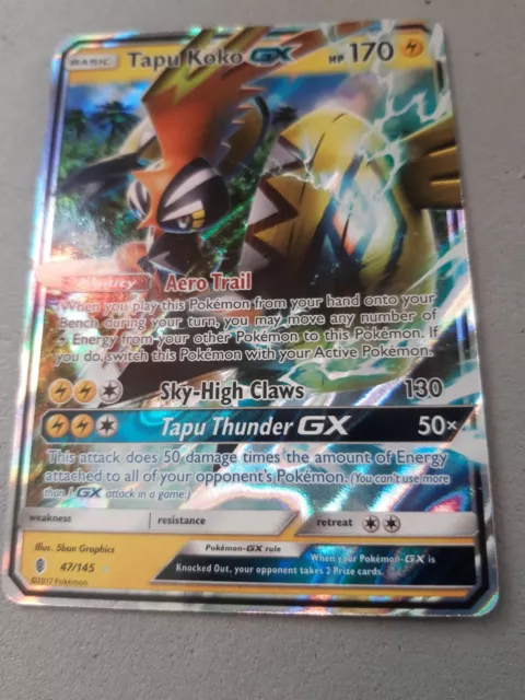 Tapu Koko GX - 47/145 - Oversized Ultra Rare