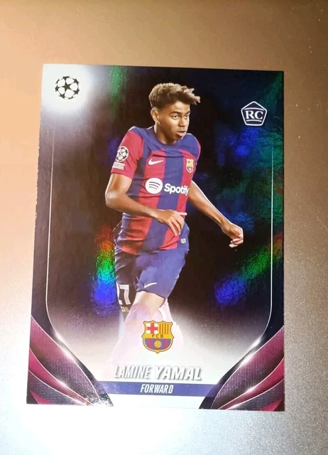 TOPPS UCC FLAGSHIP 2024/25 Lamine Yamal Future Stars recrue parallèle