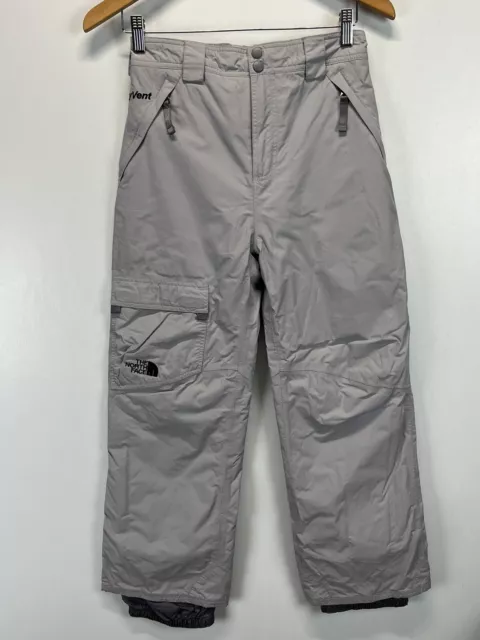 The North Face Youth Hyvent Ski Snow Pants Size Large Kids Gray TNF