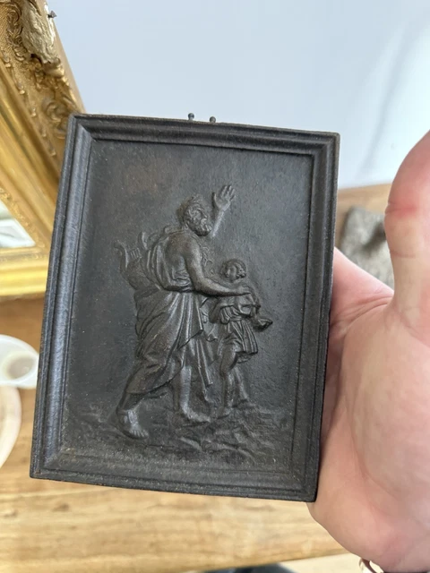 Plaque Fonte Saint Christophe – XVIII Ou XIXe Siècle – Ancienne