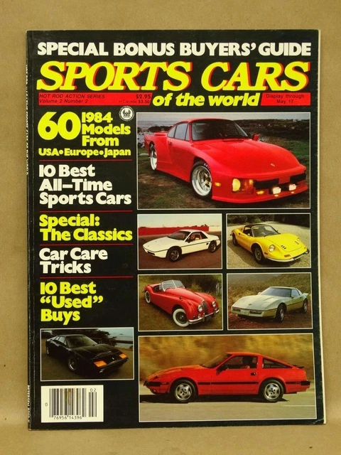 VINTAGE SPORTS CARS of World Buyers Guide Hot Rod Magazine 1983 Porsche