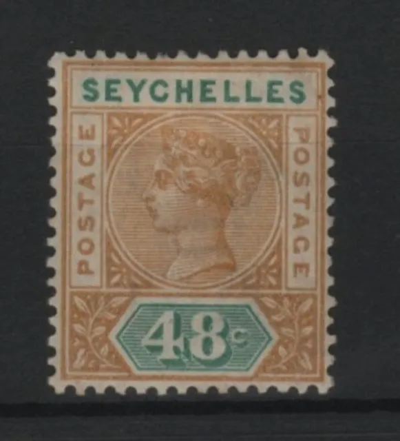Seychelles 1890 Queen Victoria  Mi. 7 unused 30 Michel Euro