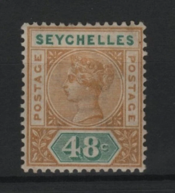 Seychelles 1890 Queen Victoria  Mi. 7 unused 30 Michel Euro