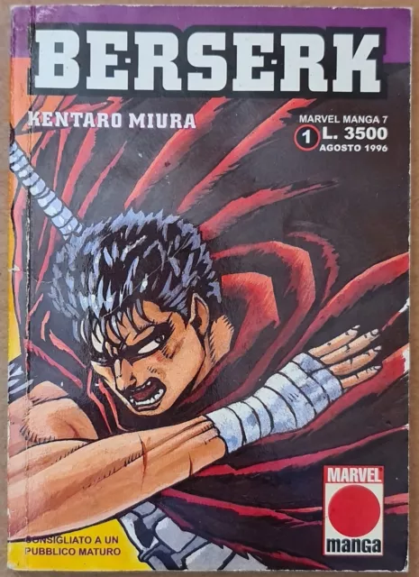 Berserk 1 Planet Manga Prima Edizione Sottiletta Kentaro Miura Panini Comics