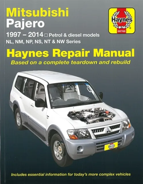 Haynes Handbuch: Mitsubishi Pajero 1997-2014 Reparaturanleitung/Reparatur-Buch