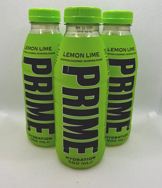 PRIME HYDRATION ENERGY Drink 500ml by Logan Paul & KSI LEMON LIME