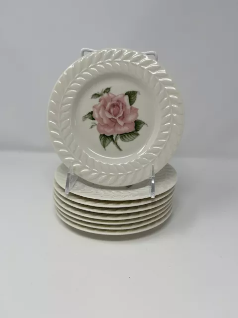 Theodore Haviland Regents Park Rose Dessert/Bread Plate, In Excellent Condition