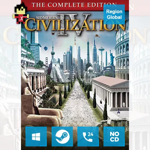 Sid Meiers Civilization IV 4 Complete Edition CIV Game Steam Key Region Free