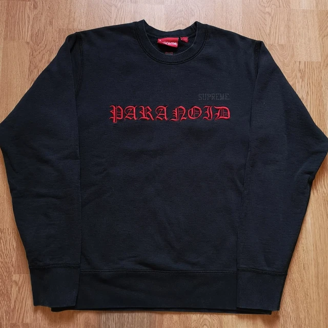 Supreme Black Sabbath Paranoid Crewneck Black