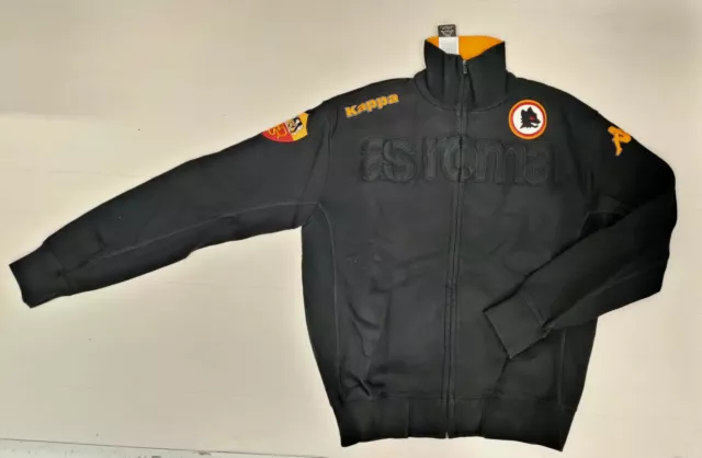 6364 KAPPA ASR As Roma Felpa Zip Eroi Uomo Totti 10 Asroma Calcio