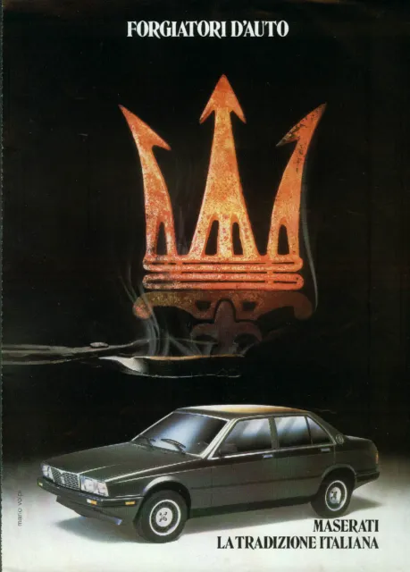 Forgiatori D'Auto Maserati Quattroporte ad 1984