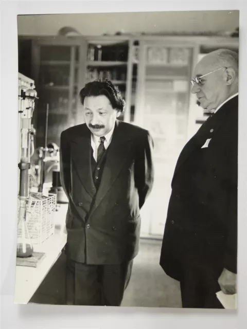 Professor Chain Nobel Prize Winner c1950s Press Photo